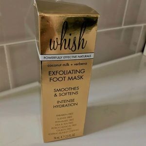 Whish exfoliating foot mask NEW sealed box